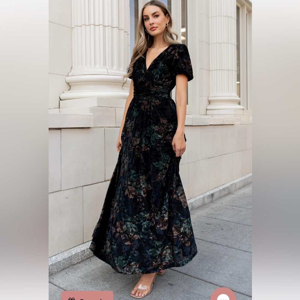 Baltic Born Leslie Velvet Maxi Dress